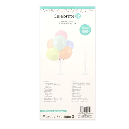28" Balloon Stands by Celebrate It™, 3ct.